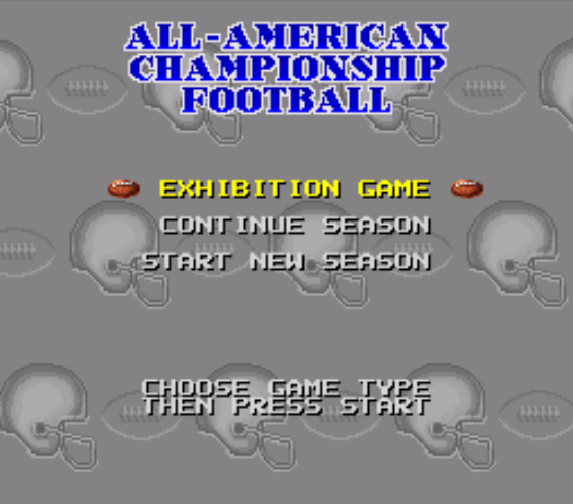 All American Championship Football